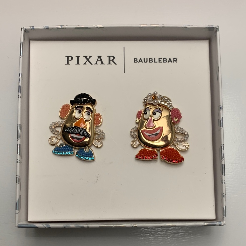 Pixar Baublebar Mr. and Mrs. Potato Head Earrings